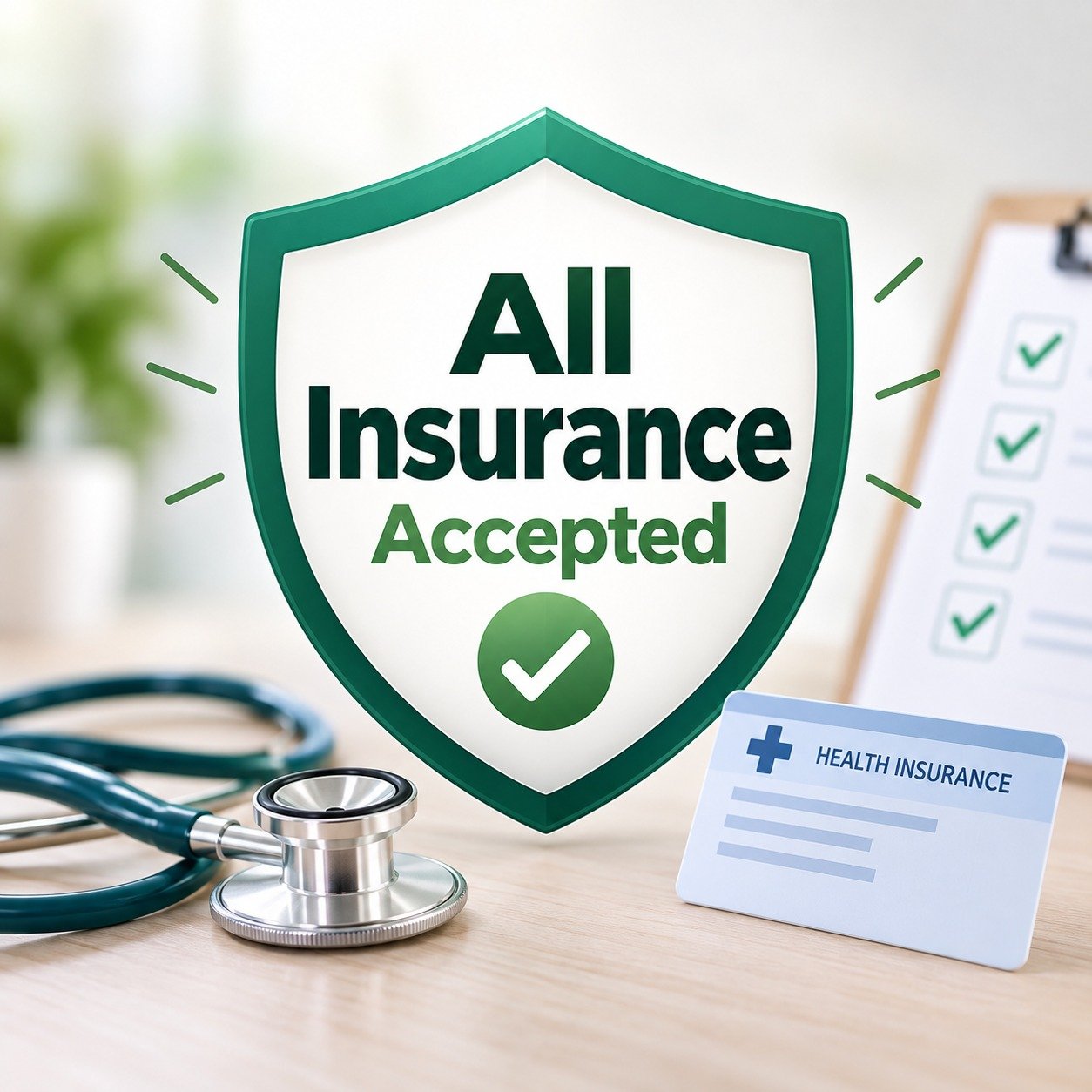 All Insurance Accepted